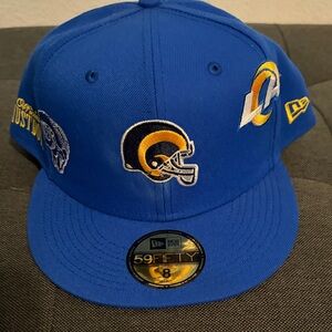 New Era Royal Blue Rams Fitted Cap